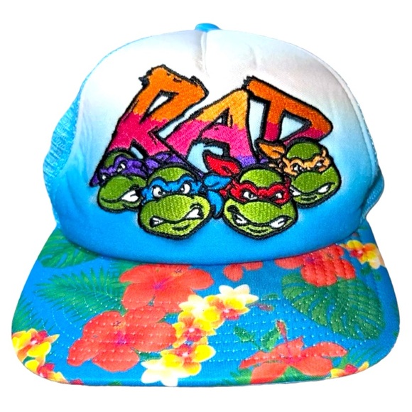 Accessories - Nickelodeon TEENAGE MUTANT NINJA Turtles Rad Embroidered Trucker Hat TMNT